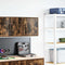 vidaXL - Garagewandkast - bewerkt - hout - gerookt - eiken