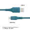 iMoshion - Lightning naar USB A Kabel - 1 meter - Stevig gevlochten materiaal - Donkerblauw