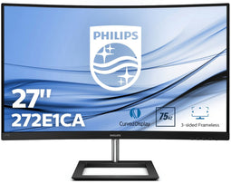 Philips E-line 272E1CA - Monitor 27" - Full HD 1920x1080 - Gebogen 1500R - Zwart