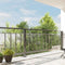 vidaXL - Plantenafdekking - met - zeilringen - 1x6 - m - PVC
