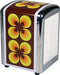 CABANAZ - tissuedispenser, Ramona, retro, metaal / chroom, TISSUE DISPENSER, geel