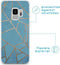 iMoshion Hoesje Geschikt voor Samsung Galaxy S9 Hoesje Siliconen - iMoshion Design hoesje - Blauw / Meerkleurig / Goud / Blue Graphic