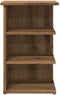 vidaXL Dressoir - 35x35x55 cm - Bewerkte Hout - Vintage Stijl - Artisanaal Eikenkleur