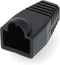 Trekontlasting - RJ45 - PVC - Zwart - Polybag - 10 Stuks