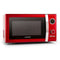 Klarstein Fine Dinesty - Magnetron met grillfunctie - 23L 800W magnetronvermogen 1000W grillvermogen - Rood