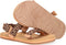 Reef Kids Ahi Convertible Leopard - Meisjes Slippers - Bruin/Panterprint - Maat 35