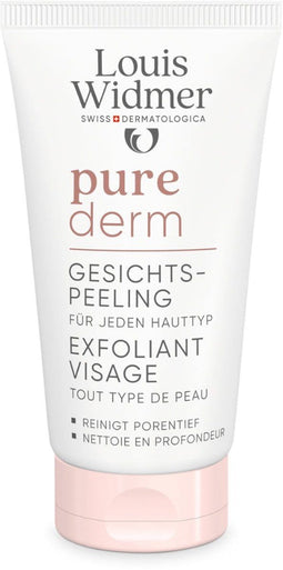 Louis Widmer Purederm - Gezichtspeeling - Zachte scrub met hydraterende ingrediënten - 50 ml