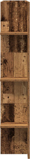 vidaXL - TV - Kast - Muurbevestigd - Oud - Hout - 152x22x113 - cm