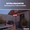 Eurom Golden 2500 Shadow - Terrasverwarmer - 2500 Watt - Hangend en kantelbaar