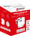 Skross - World Travel Adapter with Ground Plugs (no Swiss & Italy) + 1 USB + 1 Type C Slot + World Top Input
