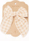 Mrs Ertha Fable haarclip met strik - Soft squares