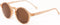 Mrs Ertha Glee Sunglasses/Zonnebril - Glitter Peach