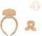 Mrs Ertha Haaraccessoires - Haarband + Scrunchie - Sunshine
