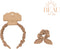 Mrs Ertha Haaraccessoires - Haarband + Scrunchie - Taupe