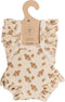 Mrs Ertha Loretas Poppenkleding - Frilled body - 34-36cm - Raspberry Bunchs