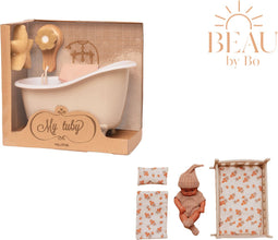 Mrs Ertha Lupitas pop Julie + Tubby Poppenbadje Ivory