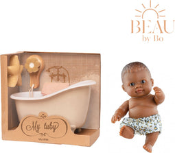Mrs Ertha Poppenbadje Ivory + Paola Reina Babypop Olmo