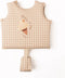 Mrs Ertha Puddlies Zwemvest/Drijfvest - Vintage Squares - Maat 3-6 jaar