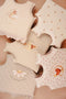 Mrs Ertha Puddlies Zwemvest/Drijfvest - Vintage Squares - Maat 3-6 jaar