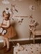 Mrs Ertha Rosie Jurk - Aanpasbare rug - Rusted - - Maat 2 jaar