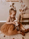 Mrs Ertha Rosie Jurk - Aanpasbare rug - Rusted - - Maat 4 jaar