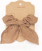 Mrs Ertha Scrunchies met strik - Taupe