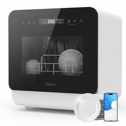 Skoov Mini Vaatwasser - 5 couverts - 6 wasprogramma's - 45cm - vrijstaand - wit