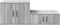 vidaXL - Opbergkast - Grijs - Sonoma - 108x41x40 - cm - Gefineerd - Hout