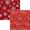 Benza Kerstpapier - Tweezijdig cadeaupapier - 2 Rollen van 6 meter - Multikleur