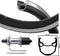 Kgs achterwiel 28 inch (622) stratos zw/zilver 8/9 speed uitval
