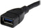 Startech USB3EXT6INBK - USB 3.0 verlengkabel 15 cm - Zwart