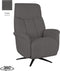 LABEL51 Oslo Fauteuil - Grijs - Stof - One Size - -