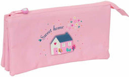 Schoolrugzak Glow Lab Sweet home Roze 22 x 12 x 3 cm