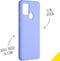 Accezz Samsung Galaxy A21s - Liquid Silicone Backcover - Schokabsorberend - Paars
