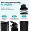 Five Stars® TR301A - Prullenbak met Sensor - 60 Liter - Soft Close Deksel - Zwart