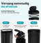 Five Stars® TR301A - Prullenbak met Sensor - 60 Liter - Soft Close Deksel - Zwart