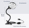Loeplamp met LED verlichting - Vergrootglas 3x en 10x - 10 cm diameter - Tafelklem