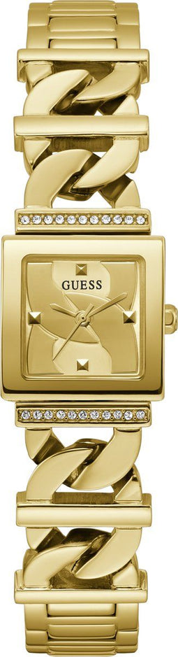 Guess GW0603L2 - Polshorloge - Staal met Geelgouden Platin - Goud