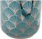 Vaas DKD Home Decor Porselein Turkoois Orientaals (15 x 15 x 41.5 cm)