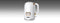 MS-030W - Muse elektrische waterkoker, 1,7 L, wit/messing