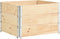 vidaXL - 3 - st - Plantenbakken - verhoogd - 100x100 - cm - massief - grenenhout