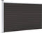 vidaXL - Schuttingpaneel - 175x105 - cm - HKC - zwart