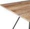 Eettafel UPTON Lichtbruin 140 cm 80 cm