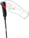 LEKI Carbon 12 3D - Skistokken - Trigger 3D Pro G-handgreep - zwart/antraciet/geel 135 cm