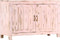 vidaXL-Dressoir-110x35x70-cm-massief-mangohout-lichtroze