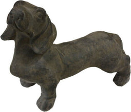 HSM Collection - Beeld hond Joep - teckel - cement