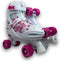 Roces - Quaddy 3.0 - Rolschaatsen - Kinderen - Wit - Roze - 34-37