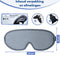 Hilvard - Slaapmasker - 100% Verduisterend - Ergonomisch - Grijs