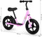Loopfiets - roze - 42 x 86 x 63 cm - 3+ jaar