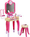 Klein Toys Barbie beautystudio Happy Vibes - nageldroger met lucht- en lichteffecten - roze beige